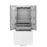 ZLINE KITCHEN & BATH Counter-Depth Built-In 19.6-cu ft 36-in Wide Built-In with Ice Maker ( Custom Panel-Ready ) ENERGY STAR Certified