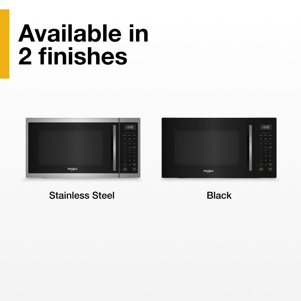 Whirlpool 1-cu ft 900 -Watt Air Fry Countertop Convection Microwave ( Black )
