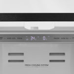 ZLINE KITCHEN & BATH Counter-Depth 22.5-cu ft 4 -Door 36-in Wide with Ice Maker (Fingerprint Resistant Stainless Steel)