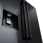 ZLINE KITCHEN & BATH Standard-Depth 28.9-cu ft 36-in Wide with Dual Ice Maker ( Black