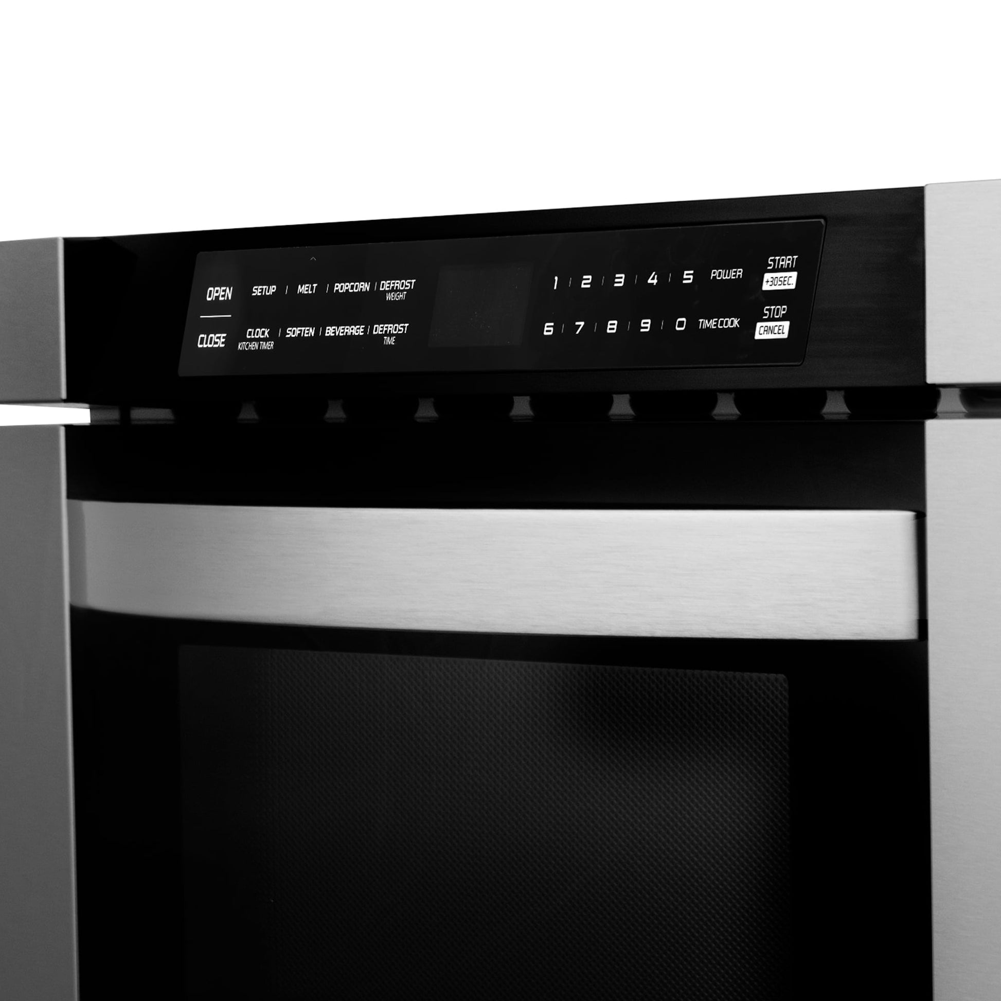 ZLINE KITCHEN & BATH 23.5-in 1.2-cu ft 1000 -Watt Microwave Drawer ( Stainless Steel, Modern Handle )