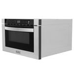 ZLINE KITCHEN & BATH 23.5-in 1.2-cu ft 1000 -Watt Microwave Drawer ( Stainless Steel, Modern Handle )