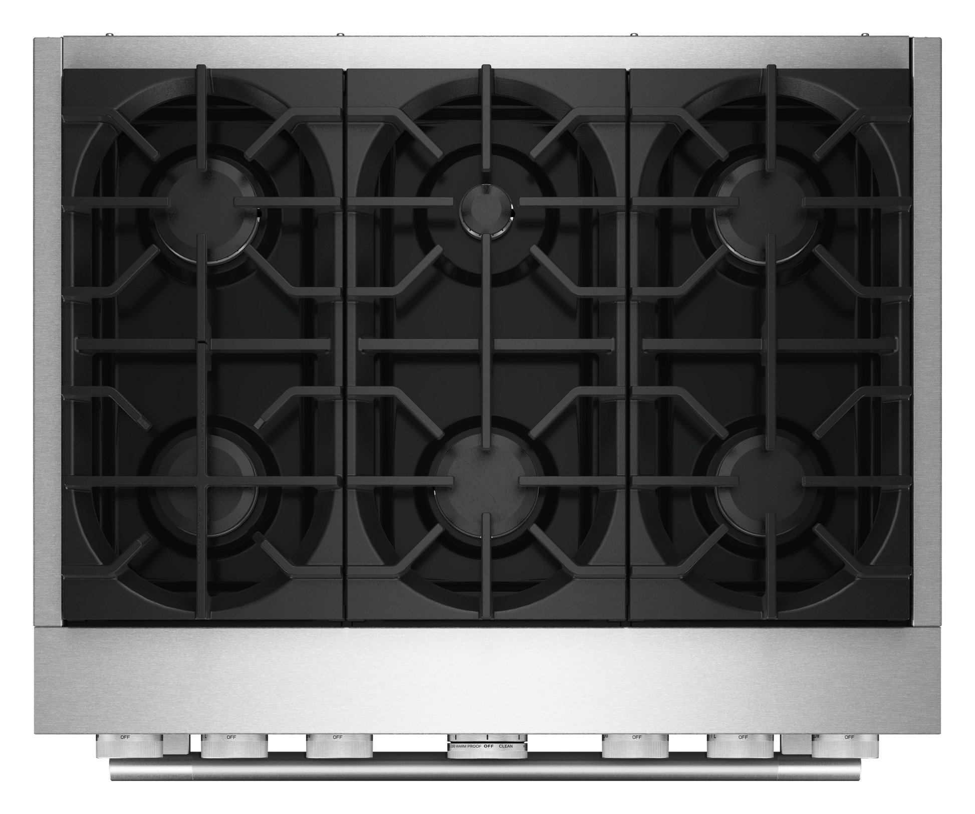 KitchenAid 36-in Standard 6 burners Air Fry Convection Oven Slide-In Dual Fuel Range ( Stainless Steel )