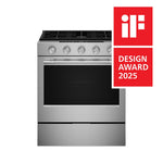 KitchenAid 30-in 5 burners 5-cu ft Air Fry Convection Oven Slide-In Natural Gas Range ( Fingerprint Resistant Stainless Steel )