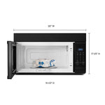 1.7-cu ft Over-the-Range Microwave ( Black )