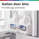 Bosch Counter-Depth 300 Series 21.6-cu ft 3 -Door 36-in Wide Built-In with Ice Maker (Stainless Steel)