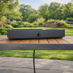 Alpine Reserve 28-in W 40000 Maximum BTUs Steel Rectangle Portable Liquid propane Fire pit