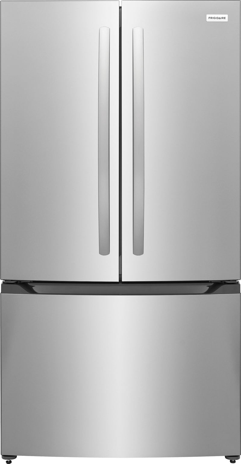 Frigidaire Counter-Depth 19.9-cu ft 35-in Wide French Door Refrigerator with Ice Maker ( Stainless Steel ) ENERGY STAR Certified