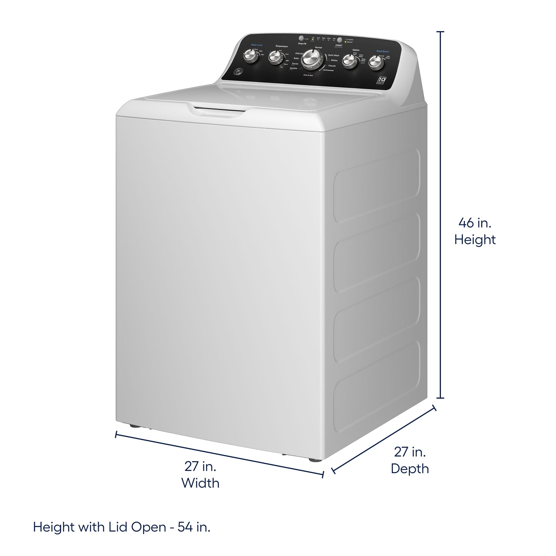 GE High Efficiency Agitator Large ( 4.5-cu ft ) Top-Load Washer ( White )
