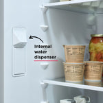 Frigidaire Counter-Depth 19.9-cu ft 35-in Wide French Door Refrigerator with Ice Maker ( Stainless Steel ) ENERGY STAR Certified