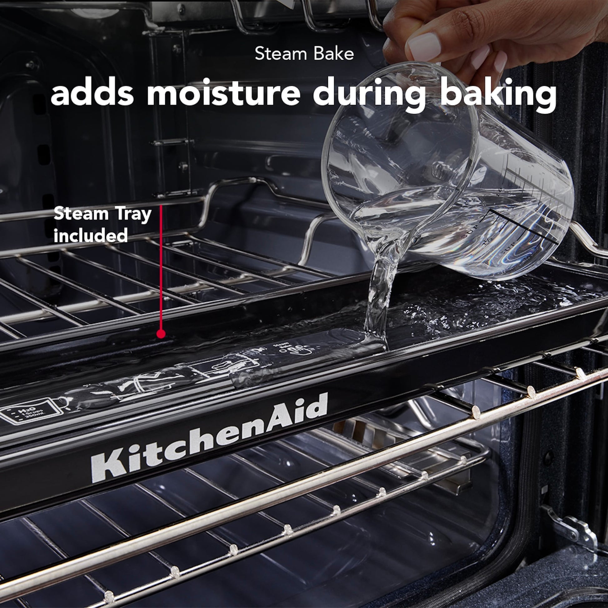 KitchenAid 27 inch Self + Steam Cleaning Air Fry Smart Compatible Microwave Wall Oven Combo ( PrintShield Stainless )