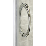 DreamLine Prime 34.375-in to 34.375-in W x 72-in H Frameless Sliding Shower Door, SHEN-7034340-01-FR, 521255