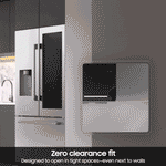 Samsung Bespoke AI Counter-Depth AutoView Zero Clearance Fit 24-cu ft 36-in Wide French Door Refrigerator with Dual Ice Maker ( Fingerprint Resistant Stainless Steel ) ENERGY STAR Certified