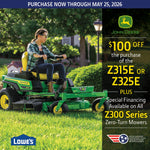 John Deere Z325E ZTrak 54-in 24 -HP V-twin Gas Zero-turn riding lawn mower