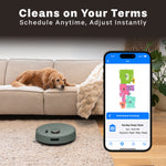 bObsweep Bio Self-Empty Robot Vacuum and Mop with Reusable Odor-Filtering Bags - LiDAR Mapping - App and Voice Control - Made of Bio-Based Plastic