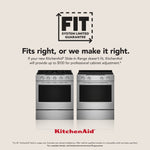 KitchenAid 30-in 5 burners 5-cu ft Air Fry Convection Oven Slide-In Natural Gas Range ( Fingerprint Resistant Stainless Steel )