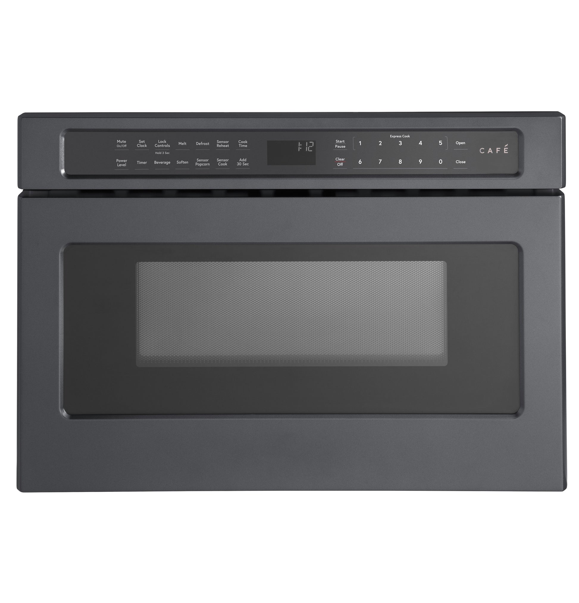 Cafe 23.9-in 1.2-cu ft 1000 -Watt Microwave Drawer ( Matte Black )