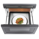 Cafe 23.9-in 1.2-cu ft 1000 -Watt Microwave Drawer ( Matte Black )