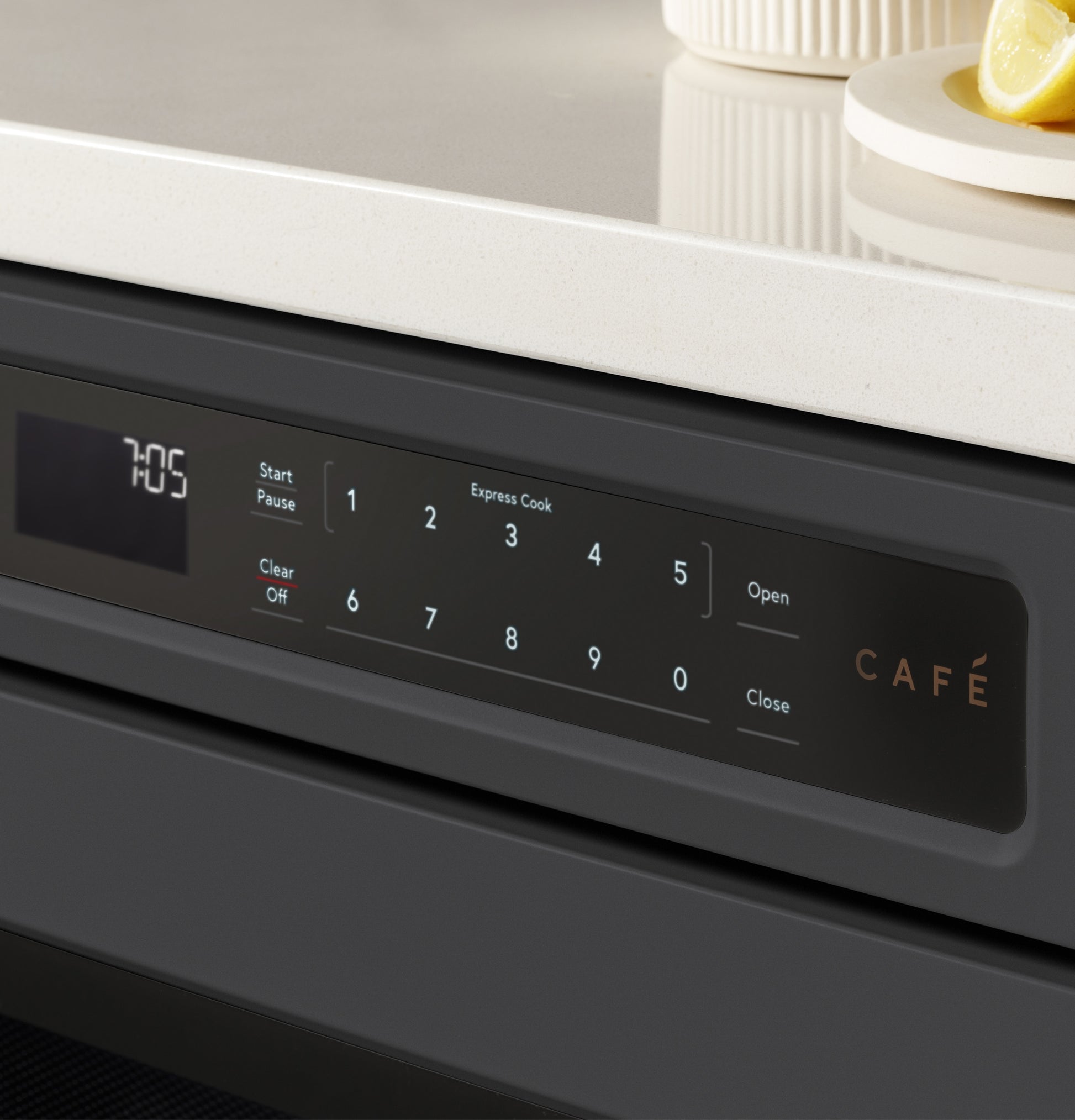 Cafe 23.9-in 1.2-cu ft 1000 -Watt Microwave Drawer ( Matte Black )