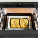 Cafe 23.9-in 1.2-cu ft 1000 -Watt Microwave Drawer ( Matte Black )