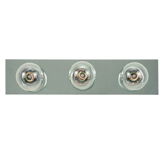 Hollywood  Bar 3 Light 18 inch Polished Chrome, 8-018-3-11 / 87116-CH, Retail: $43.00, Wholesale: $21.50, Loc: C-2, Final: $8.00, Clearance!