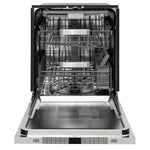 Luxury ZLINE KITCHEN & BATH Monument 24-in Top Control Built-in Dishwasher ( Panel Ready with