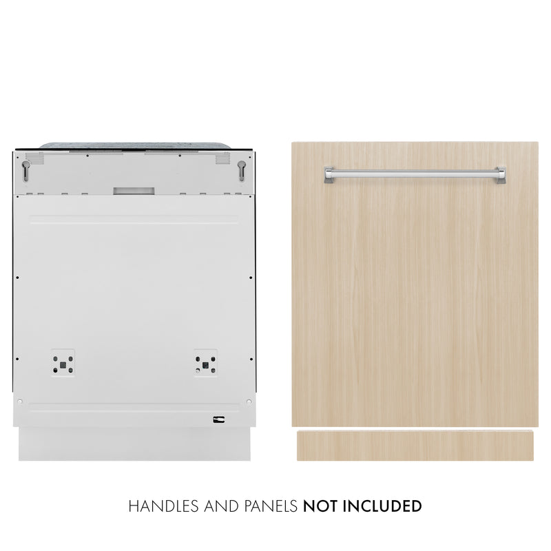Luxury ZLINE KITCHEN & BATH Monument 24-in Top Control Built-in Dishwasher ( Panel Ready with