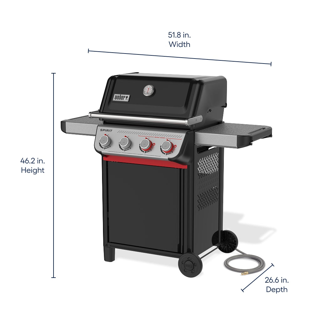 Weber Spirit E-425 Black 4 -Burner Natural Gas Grill