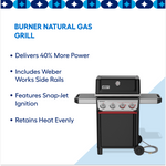 Weber Spirit E-425 Black 4 -Burner Natural Gas Grill