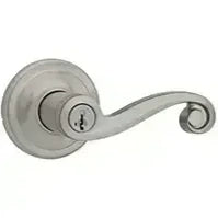 Kwikset Lido Keyed Entry Lever SmartKey in Satin Nickel, 97402-884-740LL 15 SMT 6AL RCS K4 Retail:$ 47.98 SPECIAL!, Loc: Rug-2 & Warehouse