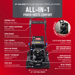 Toro Recycler Max with Personal Pace and Smart Stow 22-in Gas Self-propelled lawn mower with 163-cc Briggs and Stratton Engine