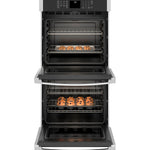 GE 27 inch Double Electric Wall Oven Self + Steam Cleaning ( Stainless Steel )