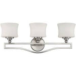 8P-7215-3-SN TERRELL 3 LT BATH Retail:$208.50 Whole Sale:$139.00 (C-3)  - Final:$49.00 Clearance!