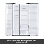 Samsung 27.4-cu ft Standard-Depth 36-in Wide Side-by-Side Refrigerator with Ice Maker ,Water and Ice Dispenser (Fingerprint Resistant Stainless Steel)