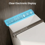 DeerValley Vertex White(Customizable Ambient Light) Dual Flush Elongated Chair Height Smart Soft Close 1-piece Bidet 12-in Rough-In 1.28 GPF