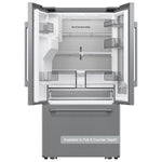 Samsung Bespoke AI Counter-Depth AutoView Zero Clearance Fit 24-cu ft 36-in Wide French Door Refrigerator with Dual Ice Maker ( Fingerprint Resistant Stainless Steel ) ENERGY STAR Certified