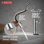 Delta Renaldi Touch2O® Bar / Prep Faucet with Touchless Technology in Lumicoat® Chrome