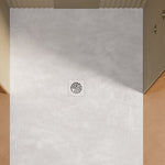 Acquabella Base Slate 48x36 Shower Tray in Light Grey 53024592 BASL4836CML, Retail: $700.00, FINAL PRICE: $299.99 + TAX