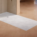 Acquabella St Base Beton 48x36 Shower Tray in Dark Gray, 53024623 BABE4836MD, Retail: $700.00, Final Price: $299.99 + Tax
