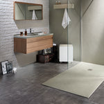 Acquabella St Base Beton 48x36 Shower Tray in Dark Gray, 53024623 BABE4836MD, Retail: $700.00, Final Price: $299.99 + Tax