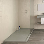 Acquabella St Base Beton 48x36 Shower Tray in Dark Gray, 53024623 BABE4836MD, Retail: $700.00, Final Price: $299.99 + Tax
