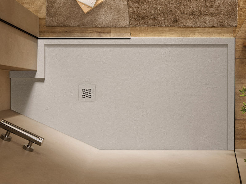 Acquabella Base Slate 48x36 Shower Tray in Dark Gray, 53024593 BASL4836MD, Retail: $700.00, Final Price: $299.99 + Tax