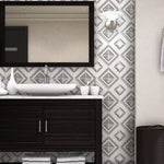 Central Square Polished Stone Mosaic