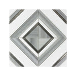 Central Square Polished Stone Mosaic