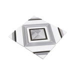 Central Square Polished Stone Mosaic