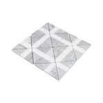 **PER PC** Jardin 12x12 Polished Stone Mosaic, SF180655, 8.721sf, 9pcs, 33 lbs, FINAL PRICE: $7.99/pc, $71.91/bx + Tax
