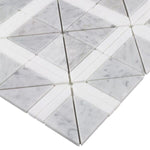 **PER PC** Jardin 12x12 Polished Stone Mosaic, SF180655, 8.721sf, 9pcs, 33 lbs, FINAL PRICE: $7.99/pc, $71.91/bx + Tax