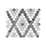 **PER PC** Kasbah 12x12 Polished Stone Mosaic, SF180657, 7.56sf, 9pcs, 26 lbs, FINAL PRICE: $7.99/pc, $71.91/bx + Tax