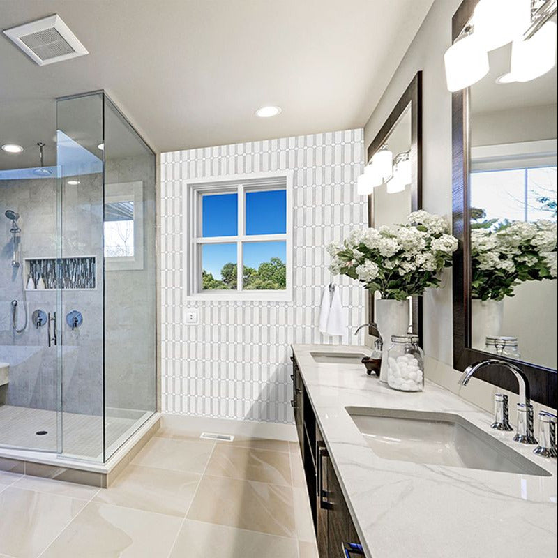 **PER PC** Kings Place 12x12 Polished Stone Mosaic, SF170132, 9.76sf, 10pcs, 44lbs, FINAL PRICE: $7.99/pc, $79.90/bx + Tax