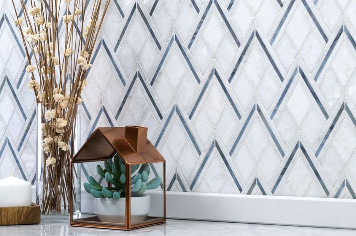 **PER PC** Sahara 14x14 Polished Stone Mosaic, SF170134, 9.6sf, 10pcs, 36 lbs, FINAL PRICE: $7.99/pc, $79.90/bx + Tax